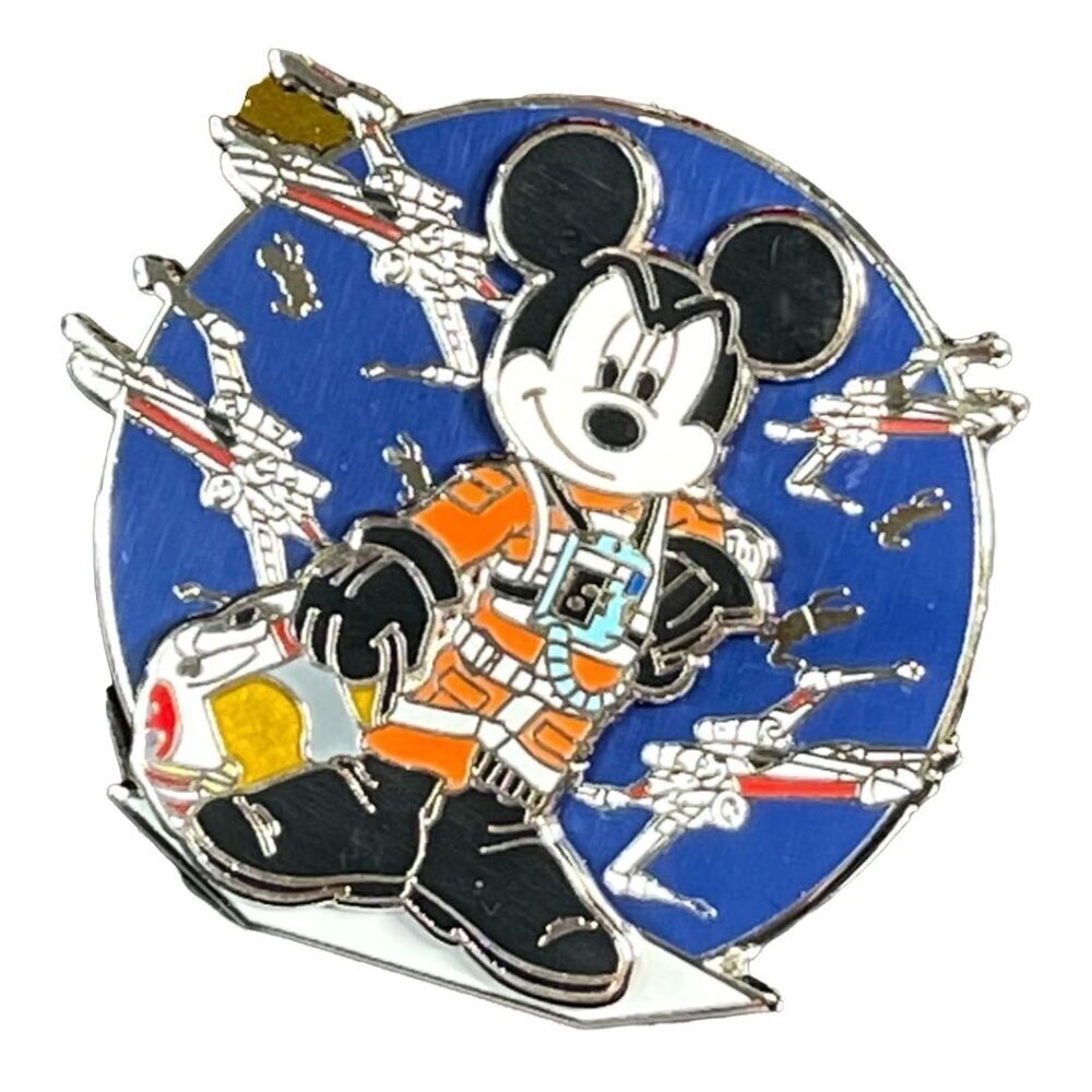 Disney Star Wars Luke Trading Pin Mickey Mouse Pilot Brooch Pin Accessories